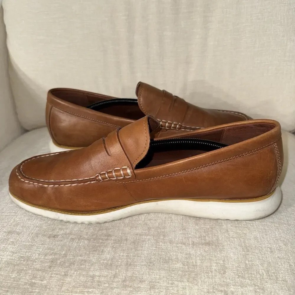 Cole Haan Men's Zerogrand Penny Loafer Size 13 British Tan C33012 Lightweight